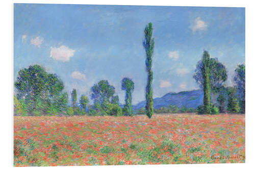 Quadro em PVC Poppy field