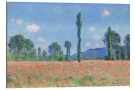 Magnettafel Mohnfeld