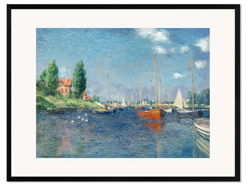 Gerahmter Kunstdruck Argenteuil