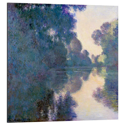 Cuadro de aluminio Morning on the Seine near Giverny