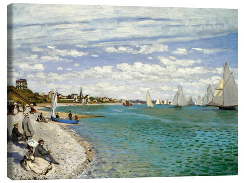 Canvas print Regatta at Sainte-Adresse