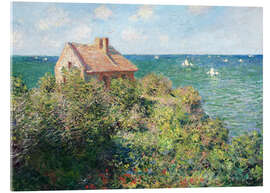 Acrylic print  Fisherman&#039;s Cottage on the Cliffs at Varengeville - Claude Monet