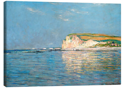Tableau sur toile Marée basse à Pourville