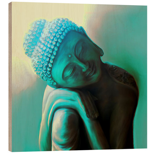 Quadro de madeira Buddhas Lullaby