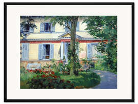 Gerahmter Kunstdruck Landhaus in Rueil