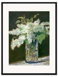 Gerahmter Kunstdruck Fliederstrauß