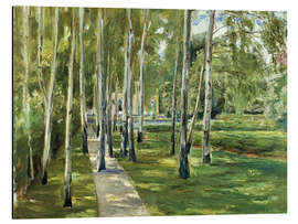 Magnettafel Birkenallee nach Westen