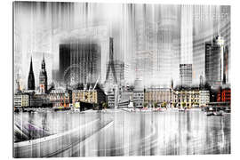 Gallery print Hamburg Skyline, Germany