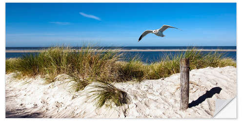 Selvklebende plakat North Sea - Langeoog