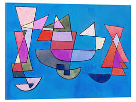 Print på aluminium  Sailing Boats - Paul Klee