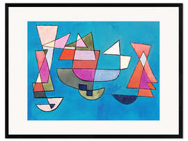 Ingelijste kunstdruk Sailing Boats