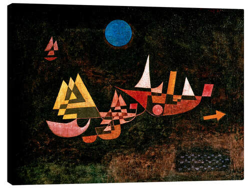 Canvas-taulu Ships setting Sail