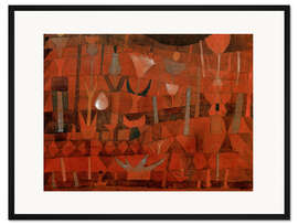 Gerahmter Kunstdruck Indischer Blumengarten - Paul Klee