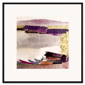 Ingelijste kunstdruk Little Harbour