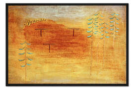 Gerahmter Kunstdruck Ort der Verabredung