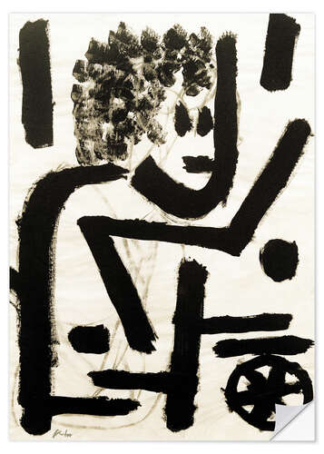 Muursticker in Deckung