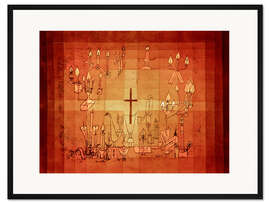 Gerahmter Kunstdruck Haeusliches Requiem