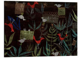 Magnettafel Vogelgarten