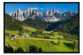 Gerahmter Kunstdruck Alpen XV