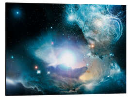 Aluminium print Original Quasar