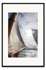 Gerahmter Kunstdruck Wind in den Segeln
