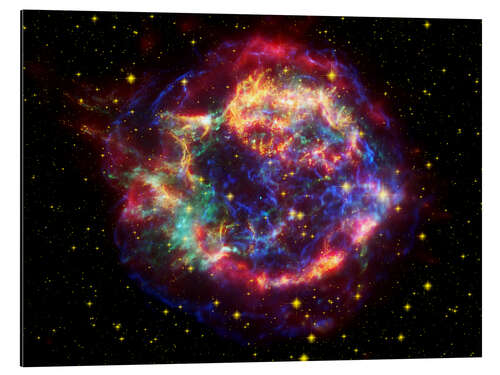 Aluminium print Supernova remnant Cassiopeia A