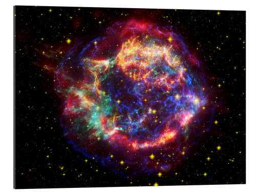 Tableau en plexi-alu Rémanent de supernova Cassiopée A