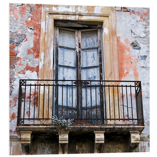 Foam board print Magical sicilian house facade