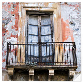 Naklejka na ścianę Magical sicilian house facade