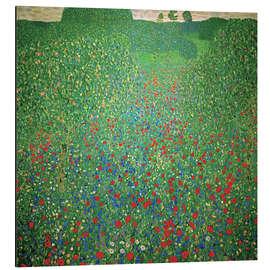 Magnettafel Mohnwiese