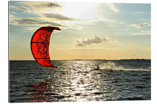 Gallery print Kite surfers on the high seas