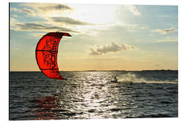 Magnettafel Kite Surfer auf hoher See