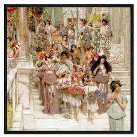 Gerahmter Kunstdruck Frühling (Detail)