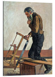 Magnettafel Der philosophierende Arbeiter