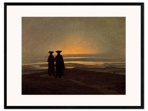 Framed art print Evening landscape