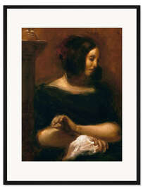 Gerahmter Kunstdruck George Sand