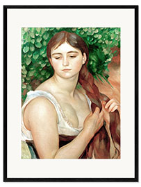 Framed art print Suzanne Valadon (The Braid)