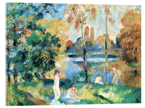 Quadro em acrílico Landscape with bathers