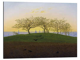 Magnettafel Hügel mit Bruchacker