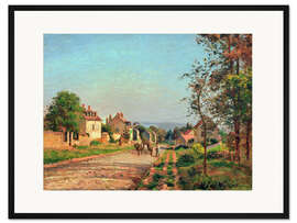 Gerahmter Kunstdruck Louveciennes