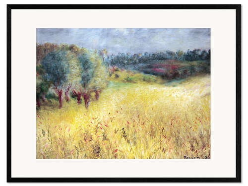 Stampa artistica con cornice The cornfield