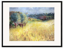 Innrammet kunsttrykk The cornfield
