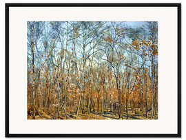 Gerahmter Kunstdruck Der Buchwald
