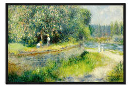 Gerahmter Kunstdruck Blühender Kastanienbaum