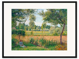 Gerahmter Kunstdruck Morgen - Camille Pissarro