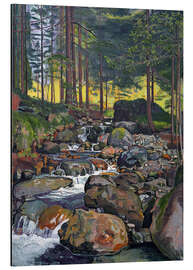 Magnettafel Wald mit Bergbach