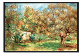 Gerahmter Kunstdruck Olivengarten