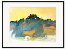 Gerahmter Kunstdruck Dents du Midi