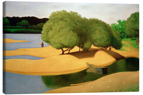 Canvas print Sandbanks on the Loire
