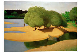 Tableau en PVC Bancs de sable sur la Loire